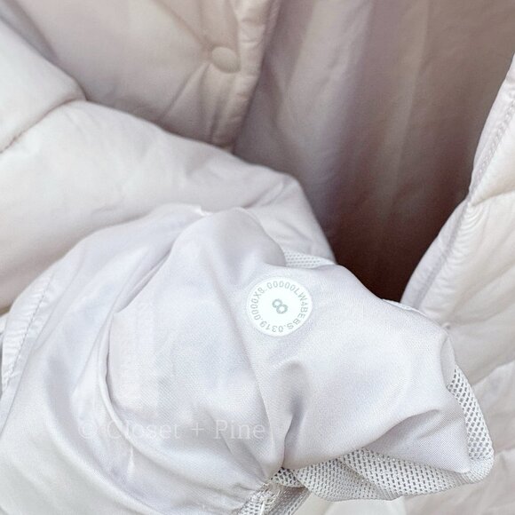 Lululemon Roam Far Wool 3-in-1‎ Jacket Size 8 Heathered Light Chrome - Picture 4 of 17